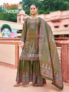 Noor Vol 1 By Banwery Crepe Silk Online Kurti With Bottom Dupatta Wholesale